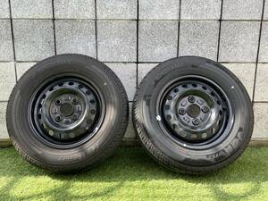 アトレーRS 純正タイヤホイールセット 145/80R12 80/78 LT 夏用タイヤ　ホイールカバー付き