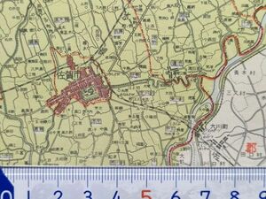 mB41【地図】佐賀県 昭和28年 [国鉄 筑肥線久里旧線 唐津線岸嶽支線 東/西松浦 小城 神崎 藤津 佐賀 杵島 三養基郡 市町村名郵便局一覧付