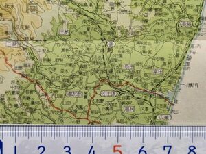 mB45【地図】宮崎県 昭和28年 [宮崎交通線 国鉄 日ノ影線 細島線 妻線 東/西/北諸県 東/西臼杵 児湯 宮崎 南那珂郡 市町村名郵便局一覧付