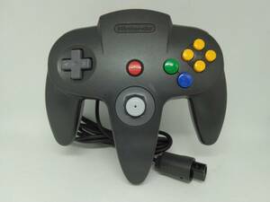 [ operation verification settled ] NINTENDO64 controller Bros black & gray [P030550]