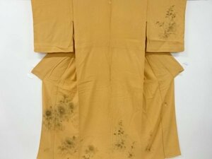 Art hand Auction ys6957632; Visita del uniforme de cresta única con patrón de peonía pintado a mano del artista Sou Sou [reciclado] [desgaste], kimono de mujer, kimono, vestido de visita, A medida