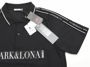 1円★MARK&LONA マーク＆ロナ★CD1 ICN S/S Polo バーコードラバーポロシャツ★M【MCM-0C-AP51】ブラック黒【本物保証】レア★完売