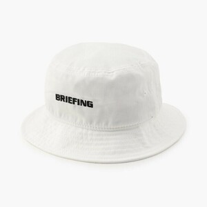 正規品★BRIEFING ブリーフィング★MSベーシックハット ロゴバケットハット★サイズL【BRG231M69】ホワイト白【本物保証】完売★定番商品