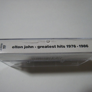 【カセットテープ】 ELTON JOHN / GREATEST HITS 1976-1986 US版 エルトン・ジョンの画像3