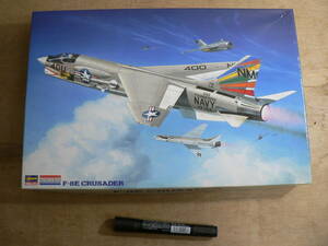 BBP755未組立 プラモデル MONOGRAM HASEGAWA ハセガワ 1/48 F-8E CRUSADER クルーセイダー アメリカ海軍 海兵隊 艦上戦闘機