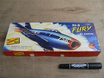 BBP049 未組立 プラモデル the LINDBERG line リンドバーグ FJ-2 FURY JET FIGHTER フューリー_画像1