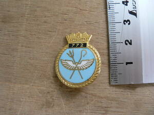 BBP968 飛行隊 エナメルピン Squadron Enamel Pin Badge / 772 Naval Air Squadron イギリス海軍 艦隊航空隊 772NAS