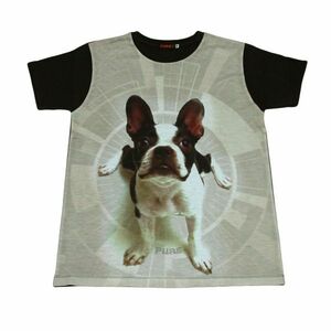 フレンチブルドッグ カワイイ 犬 わんちゃん 動物 フレブル デザインTシャツ アニマルTシャツ メンズＴシャツ 半袖 ★M724S