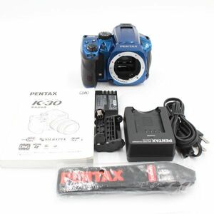 ★新品級★ PENTAX ペンタックス K-30 ボディ クリスタルブルー