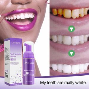 ホワイトニング　LANTHOME V34 teeth whitening 歯 紫シャンプー　オーラルケア　美容