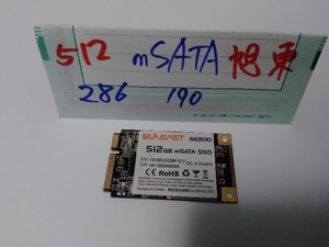 ■ SSD mSATA ■ 512GB （286時間）　旭東 SunEast SE800　正常判定　送料無料