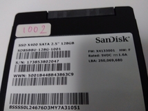 ■ SSD ■ 128GB （1002時間）　SanDisk　正常判定　送料無料_画像2