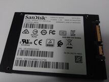 ■ SSD ■ 480GB （【09】281474976710655時間）　SanDisk　青／正常判定　中級者向け　送料無料_画像2