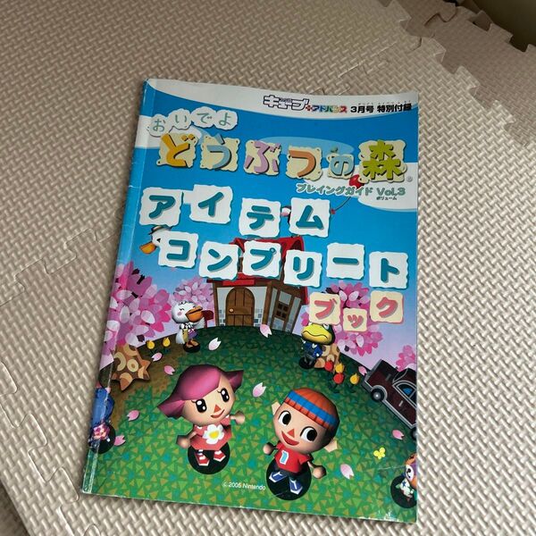 2005年ファミ通キューブ付録 おいでよどうぶつの森プレイングガイドvol3