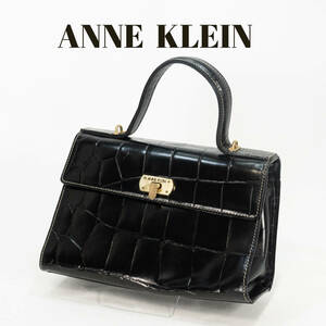 【美品】アンクライン ANNE KLEIN ショルダーバッグ　2way ブラック　黒