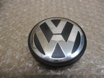 VW フォルクスワーゲン 純正 アルミホイール用 センターキャップ 中古４個/4枚 ゴルフ 5 6 パサート ヴァリアント ティグアン トゥーラン_画像3