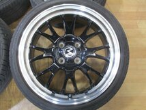 溝有り 2022年 軽四 BADX S-HOLD S-8M ホイール タイヤ 4本 4H-100 16インチ 165/45R16 ワゴンR ラパン エブリイ コペン ムーヴ ハイゼット_画像4