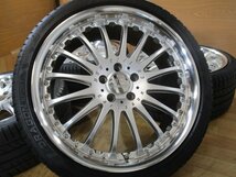 溝有り! 2022年 カールソン Carlsson CR 1/16 RSR ホイールタイヤ 4本 5H-112 20インチ 8.5J+50 245/35R20 9.5J+50 275/30R20 ベンツ_画像2