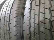 新車外し バリ山 イボ付 2023年 195/80R15 107/105N LT タイヤ 4本 ダンロップ 200系 ハイエース NV350 キャラバン シムニー シエラ_画像5