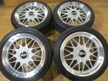 BBS RG RG116 RG117 ホイールタイヤ 4本 5H114.3 18インチ 8J+33 225/45R18 9J+35 245/40R18 シーマ セドグロ スカイライン クラウン 等_画像1