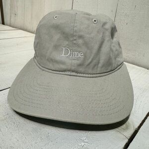 ダイム Dime Classic Logo クラシックロゴ 刺繍 6パネル ベースボールキャップ/アイボリー