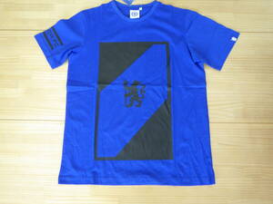 チェルシーFC　Tシャツ　ロゴプリント　XLサイズ　ブルー