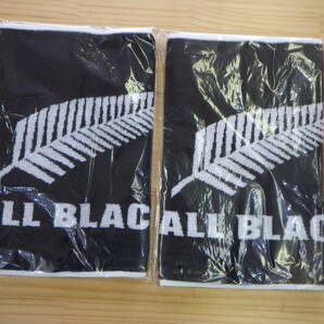 オールブラックス(All Blacks) ジャガードフェイスタオル 2枚 約80cm×34cmの画像1