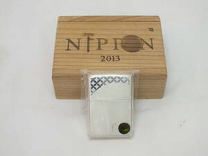 ★希少　ZIPPO ジッポー ライター JT賞品 PIANISSIMO NIPPON 2013 木箱入り 非売品★（4815）