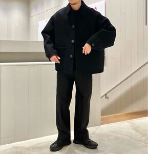 ＜H＞WOOL CASHMERE MELTON WORKY JACKET