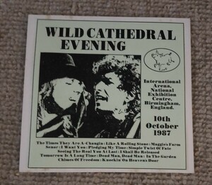 貴重入手困難　ボブ・ディラン　ブートレッグ　WILD CATHEDRAL EVENING 1978/10/10 with Tom Petty 