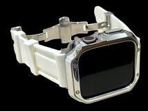 アップル用バンド ラバーベルト Apple Watch カバー　ケース メンズ　レディース38 40 41 42 44 45 49 y_画像2