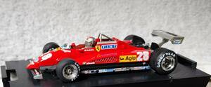 ブルム 1/43 フェラーリ 126C2 1982 イタリアGP #28 マリオ アンドレッティ ドライバー付 BRUMM FERRARI 126C2 MARIO ANDRETTI