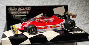 ミニチャンプス 1/43 フェラーリ 312T4 1979 #12 ジル・ヴィルヌーブ ドライバー付 MINICHAMPS FERRARI 312T4 GILLES VILLENEUVE