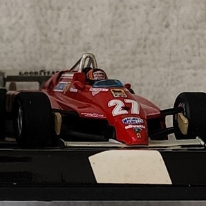 ミニチャンプス 1/43 フェラーリ 126C2 1982 ベルギーGP #27 ジル・ヴィルヌーブ ドライバー付 MINICHAMPS FERRARI GILLES VILLENEUVEの画像2