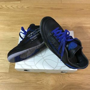 1円スタート！送料込み！28cm！美品！OFF-WHITE オフホワイトNIKE AIR JORDAN 2 RETRO LOW SP (DJ4375-004) ナイキ エアジョーダン2 レトロ