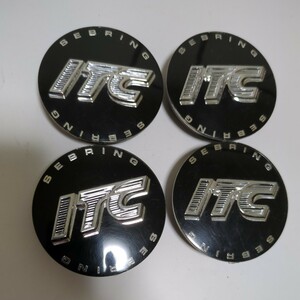 RAYS レイズ セブリング ITC ホイールセンターキャップ センターキャップ 4個 ホイールキャップ ブラック×シルバー