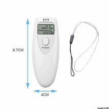 ポータブルデジタルアルコールブレステスター LCDディスプレイ アルコールメーター ポータブル 通気性レーザー検出器 テスト_画像7