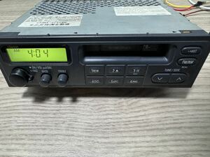 送料無料 通電OK クラリオン PI-9668N カセットデッキ テープデッキ 当時物 旧車 ラジオ 1DIN カーステレオ clarion