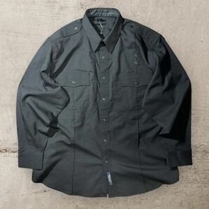 ★美品★5.11 TACTICAL SERISE★長袖シャツ XL ショルダーループ ブラック サバゲー ミリタリー タクティカル 洗濯 プレス済み USED 1191の画像1