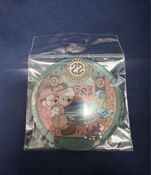 ディズニーシー22周年 缶バッジ エレクトリックレールウェイ