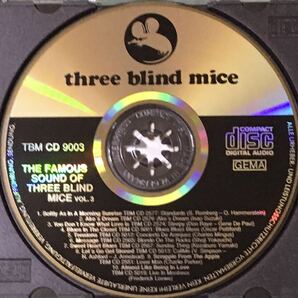 TBM 西独盤/THE FAMOUS SOUND OF THREE BLIND MICE VOL.3/MADE IN W.GERMANY刻印/CDの画像3