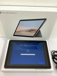 Microsoft Surface Go 21　マイクロソフト　128GB,8GB　RAM　モデル：1901　Windows10　電源アダプター付き　通電OK　＃17265