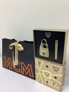 MCM ULTRA　オーデパルファム50ｍｌ/10ｍｌ　EDPギフトセット　豪華な箱付き　ゴールドカラー　香水　ショッパー袋　＃17456