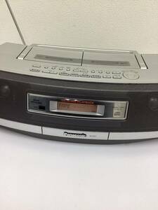 Panasonic パナソニック RX-ED57　ポータブルステレオCDシステム CDラジカセ ラジオ ダブルラジカセ 録音　カセットテープ聞けます通電OK 