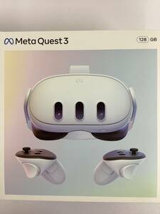 Meta Quest 3　VRヘッドセット　メタクエスト3　初期化済　128GB　ホワイト　バーチャルリアリティー/仮想的な空間/臨場感/体験　＃18108