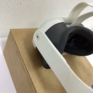 Meta Quest 3 VRヘッドセット メタクエスト3 初期化済 128GB ホワイト バーチャルリアリティー/仮想的な空間/臨場感/体験 ＃18108の画像7