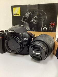 Nikon D5000　ニコン VR AF-S NIKKOR DX 18-55mm 　箱付き　通電OK　お洒落なストラップ　＃18106