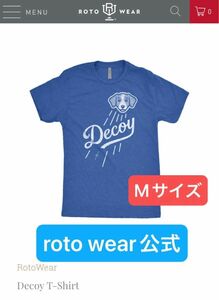 最終　roto wear 公式　MLB Dodgers ドジャース　大谷翔平　デコピン　DECOY Tシャツ　Mサイズ 正規品