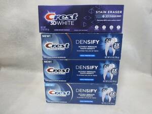 新品 4本セット CREST 3D white クレスト ホワイトニング 歯磨き粉 イレイサー 87g & プロヘルス Densify 116g ×3本 