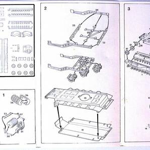 ESCI 1/72 英陸軍 チャーチル AMRCR装備型 マインローラー & 25ポンド野砲 プラモデル 2個まとめ売り 箱なし 未組立 送料無料の画像5